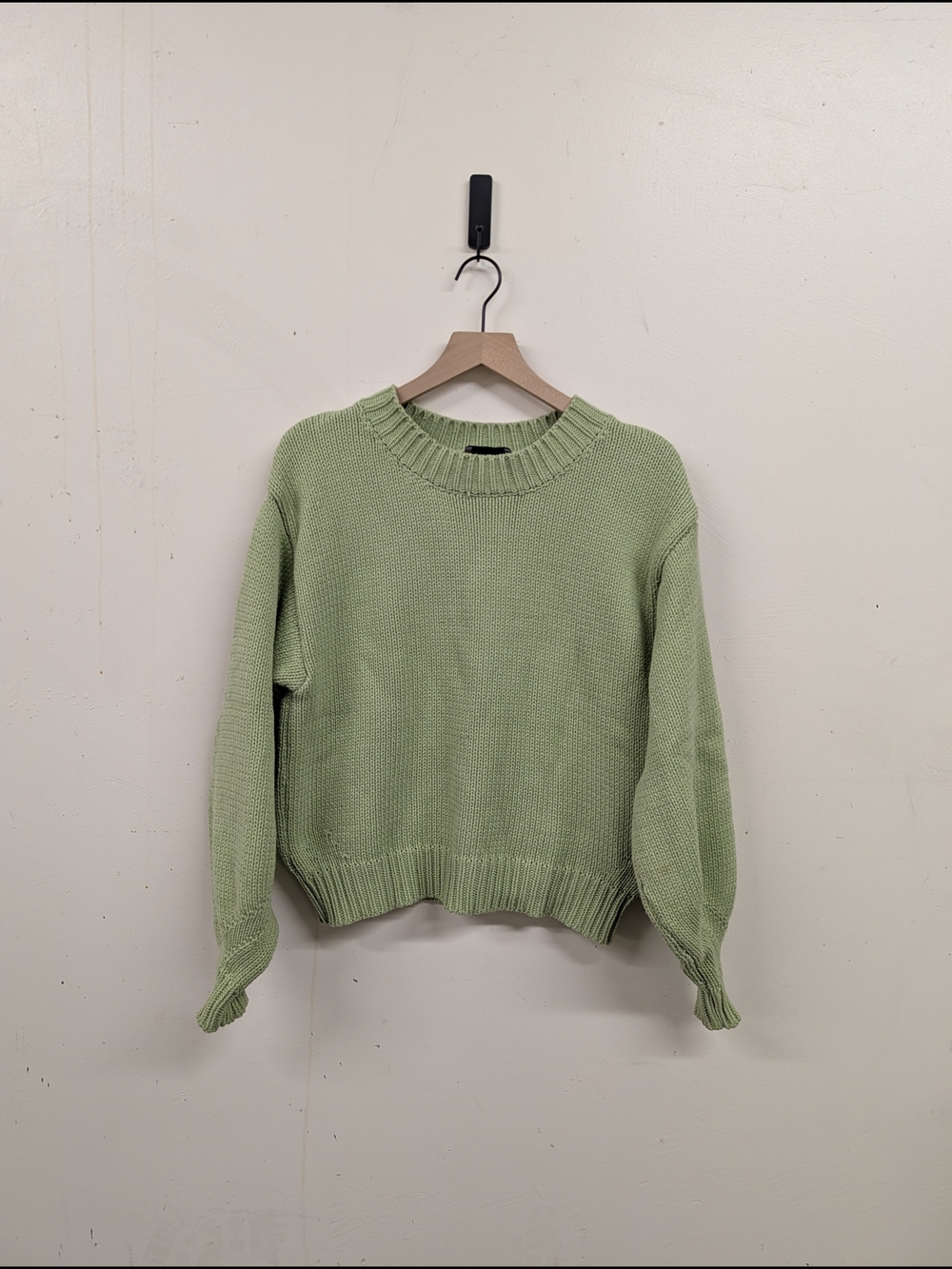 Princess Polly Women’s Crewneck Knit Sweater - Sage Green